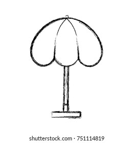 beach parasol icon