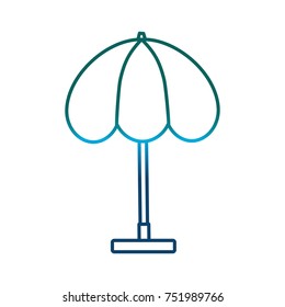 beach parasol icon 