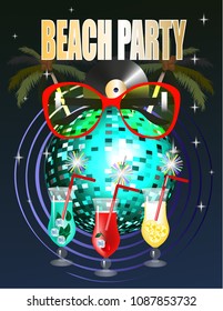 Beach party banner