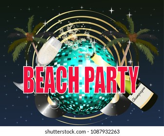 Beach party banner