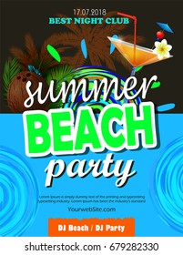 Beach Party Flyer