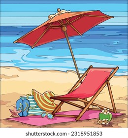 The beach is a place of beauty and tranquility. It is a place where you can relax and enjoy the sound of the waves crashing on the shore.