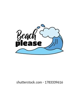 Strand bitte Sommer lustige Idee 