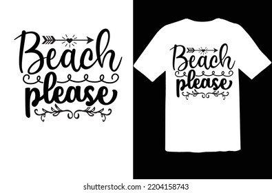 Beach please svg design file