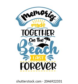 Vector de diseño de letras de citas de playa