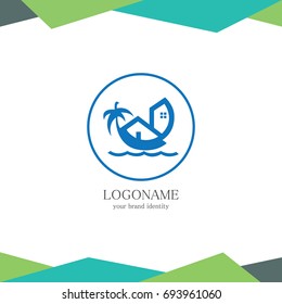 beach resort logo