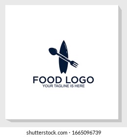 Beach Restaurant Logo Template Design Vector, Food Concept Logo Vector, Restaurant Logo Vector