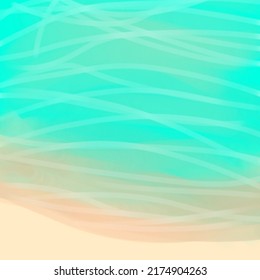 beach sand background illustration being pounded by sea water