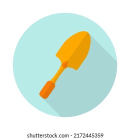 Beach Sand Shovel Icon Design.