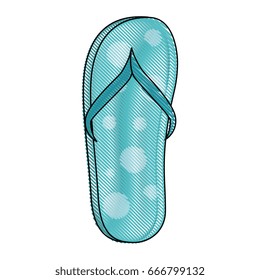 beach sandals icon