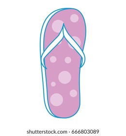 beach sandals icon