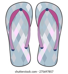 Beach sandals, marine footwear