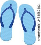 Beach sandals are sandal-type footwear made of materials that are resistant to getting wet.