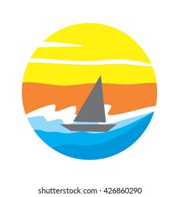 beach sea logo