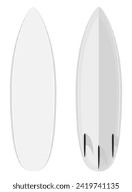 beach and sea summer leisure objects stock vector illustration isolated on white background
