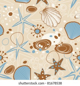 Beach seamless background