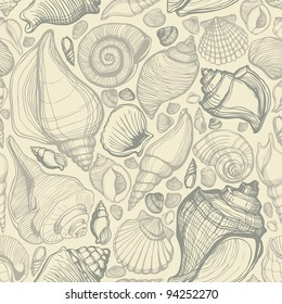 Beach Seashell Pattern