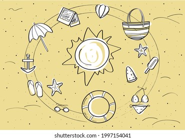 beach set, kids design, beach accessories