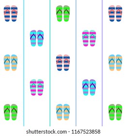 Beach shoes beach holiday vector background