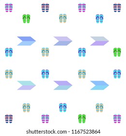Beach shoes beach holiday vector background