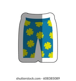 beach short isolated icon