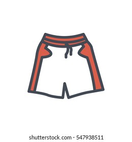 Beach shorts icon
