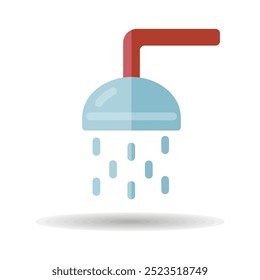 Vector de ducha de playa aislado icono. Signo de verano. Símbolo del gráfico para el diseño del Sitio web y de los App del viaje y del turismo, logotipo, App, UI