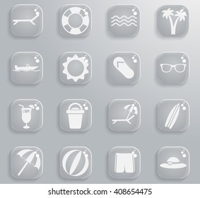 Beach simply symbol for web icons and user interface