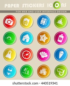 Beach simply symbol for web icons and user interface