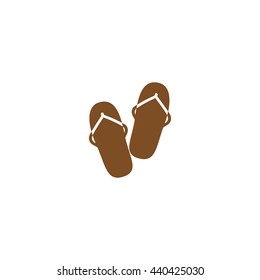 beach slippers, icon