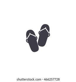 beach slippers, icon