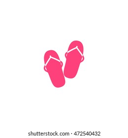 beach slippers, icon