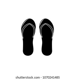 Beach sneakers icon. Element of holiday at sea illustration. Premium quality graphic design icon. Signs and symbols collection icon for websites, web design, mobile app on white background