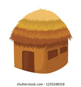 Beach straw kiosk