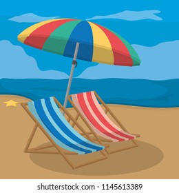 Beach and summer