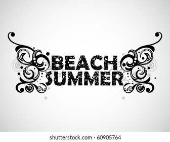 Beach and Summer background