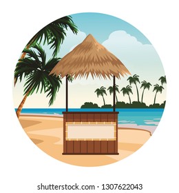 beach summer cartoon