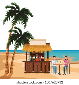 beach summer cartoon