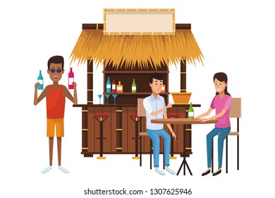 beach summer cartoon