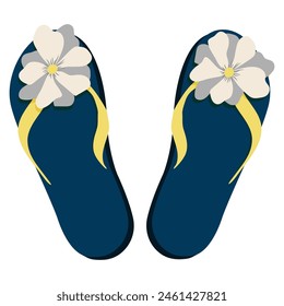 beach summer flip-flops for relaxing on vacation