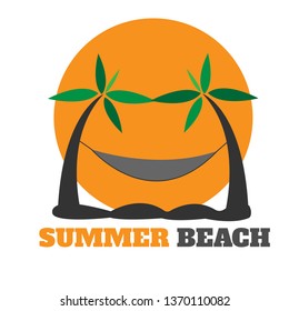 Beach and Summer Logo and Icon Template
