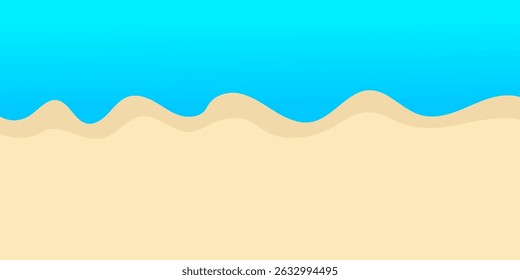 Beach Summer Ocean Waves Sand Blue Sky Vacation Holiday Fun