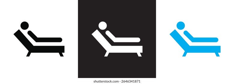 Beach summer play icon. Vector for websites, mobile interfaces, presentations, banner, visual branding etc. Vector illustration. isolated on white and black background. EPS 10