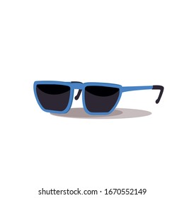 ilustración vectorial de las gafas de sol de verano de playa