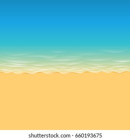 beach summer. vector illustrator
