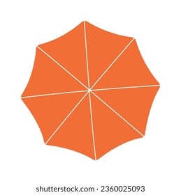 Ilustración del vector del paraguas de Beach Sun