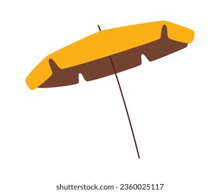 Beach Sun Umbrella Vector Illustration