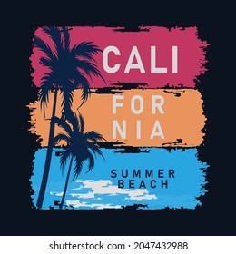 Beach Sunset Colorful Background ,beautiful illustration sunset on the beach