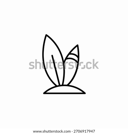 beach surf boards icon sign vector