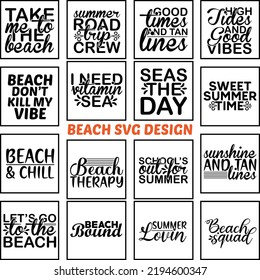Diseño SVG de playa, SVG de playa